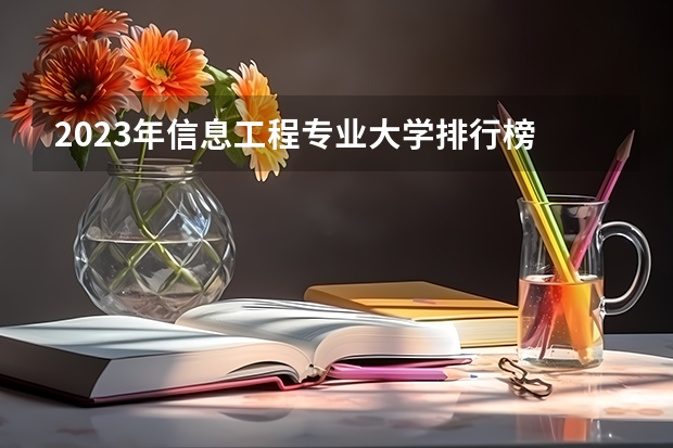 2023年信息工程专业大学排行榜