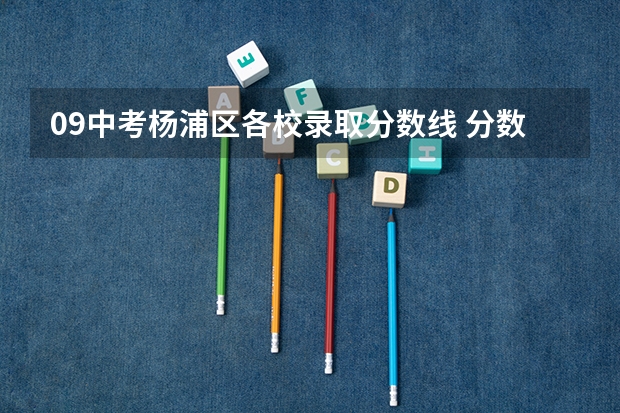 09中考杨浦区各校录取分数线 分数最低的大学
