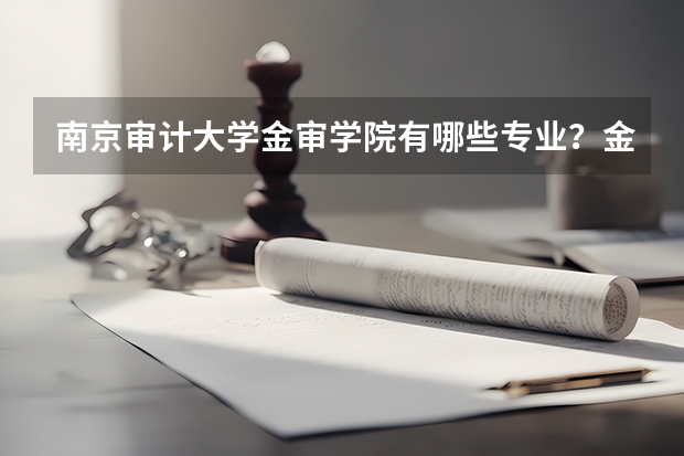 南京审计大学金审学院有哪些专业？金审学院，拥有多种专业,学习技能更强!？