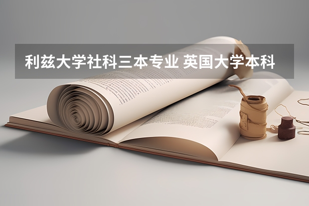 利兹大学社科三本专业 英国大学本科pp专业和ppe专业有啥区别？