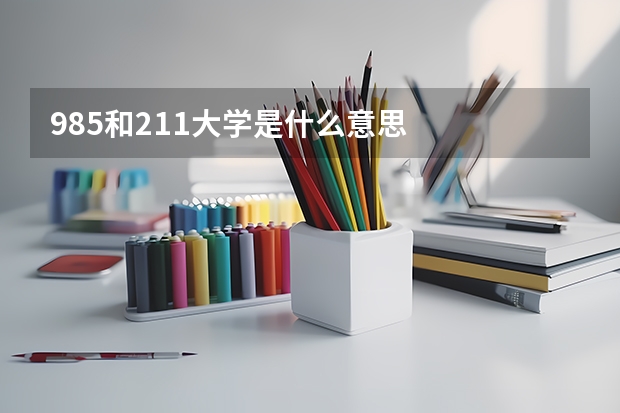 985和211大学是什么意思